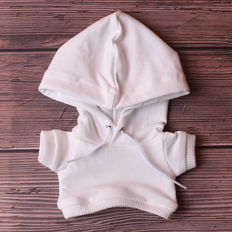 Blank Mini Doll Hoodies — custom doll clothing and miniature accessory