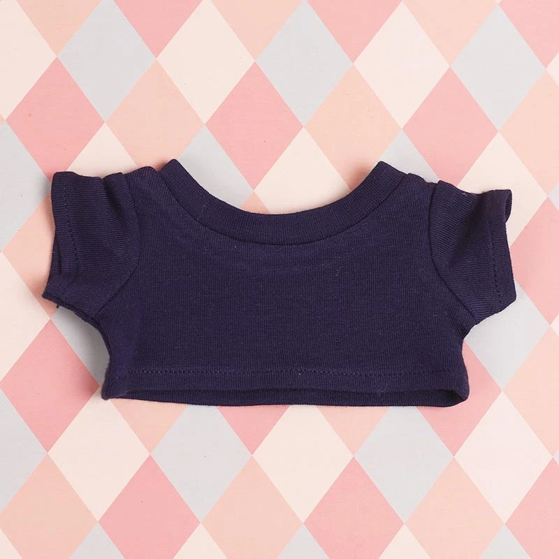 Blank Mini Doll T-Shirts — Navy no-logo T-shirt