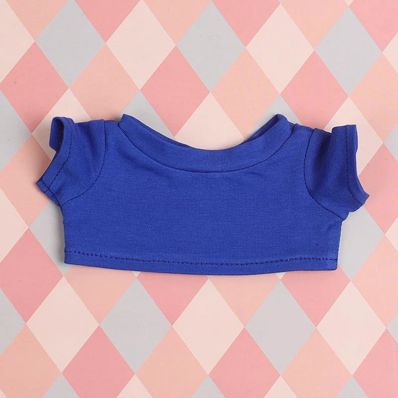 Blank Mini Doll T-Shirts — Klein blue no-logo T-shirt