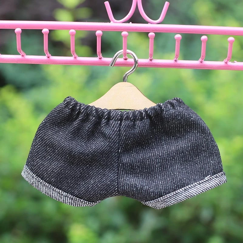 Elastic Waist Doll Jeans — custom doll clothing and miniature accessory