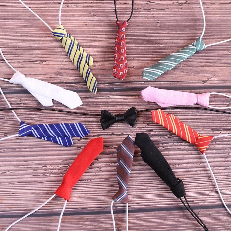 Mini Doll Bow Ties and Neckties — custom doll clothing and miniature accessory
