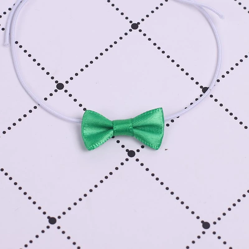 Mini Doll Bow Ties and Neckties — Christmas green bow tie