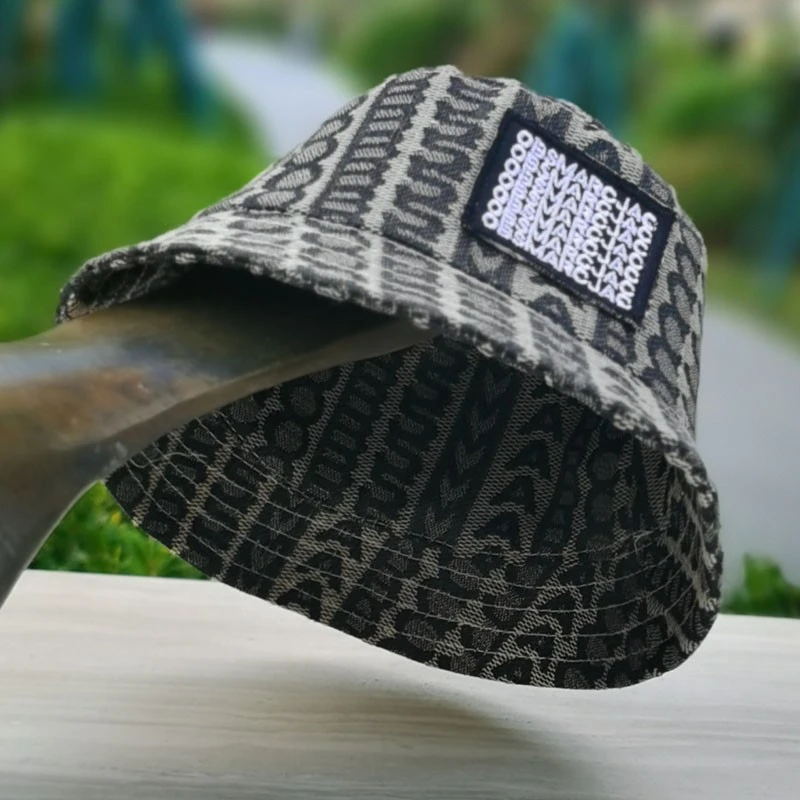 Mini Doll Bucket Hats and Caps — Grey AA graphic bucket hat
