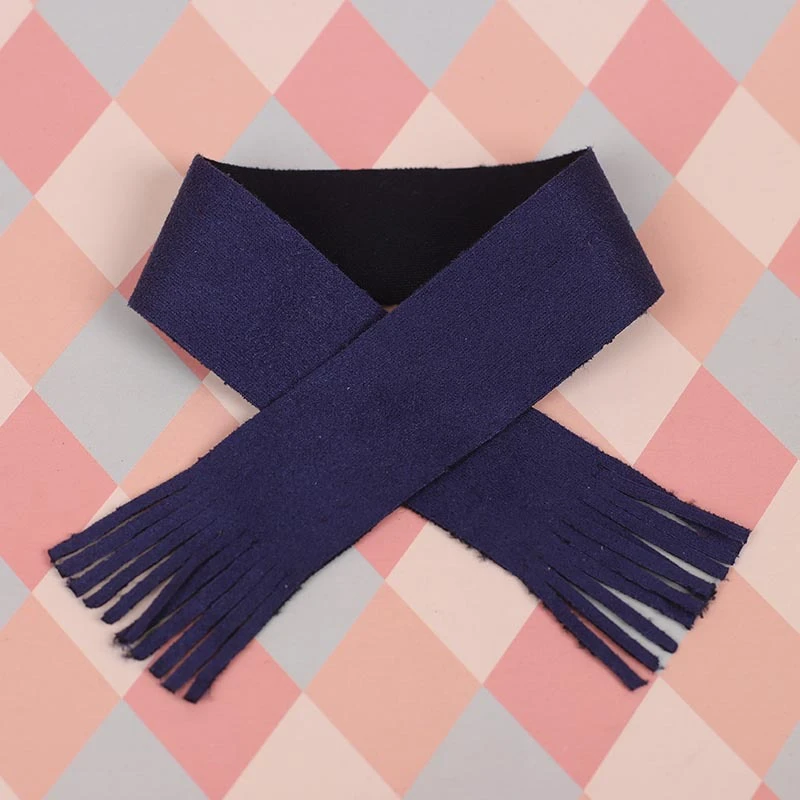Mini Doll Scarves — Dark blue scarf