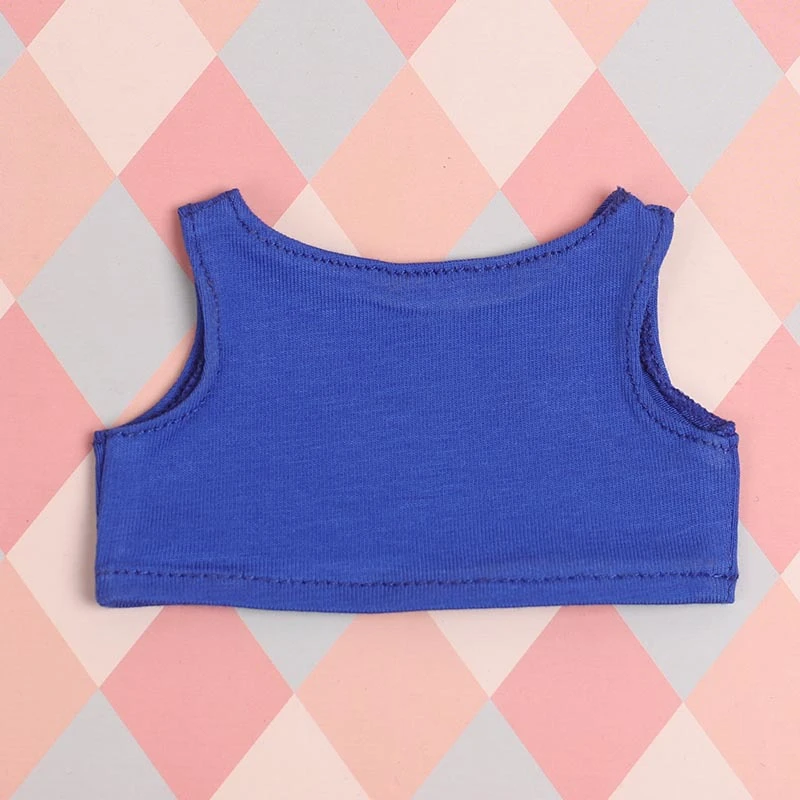 Mini Doll Tank Tops — Klein blue no-logo tank top