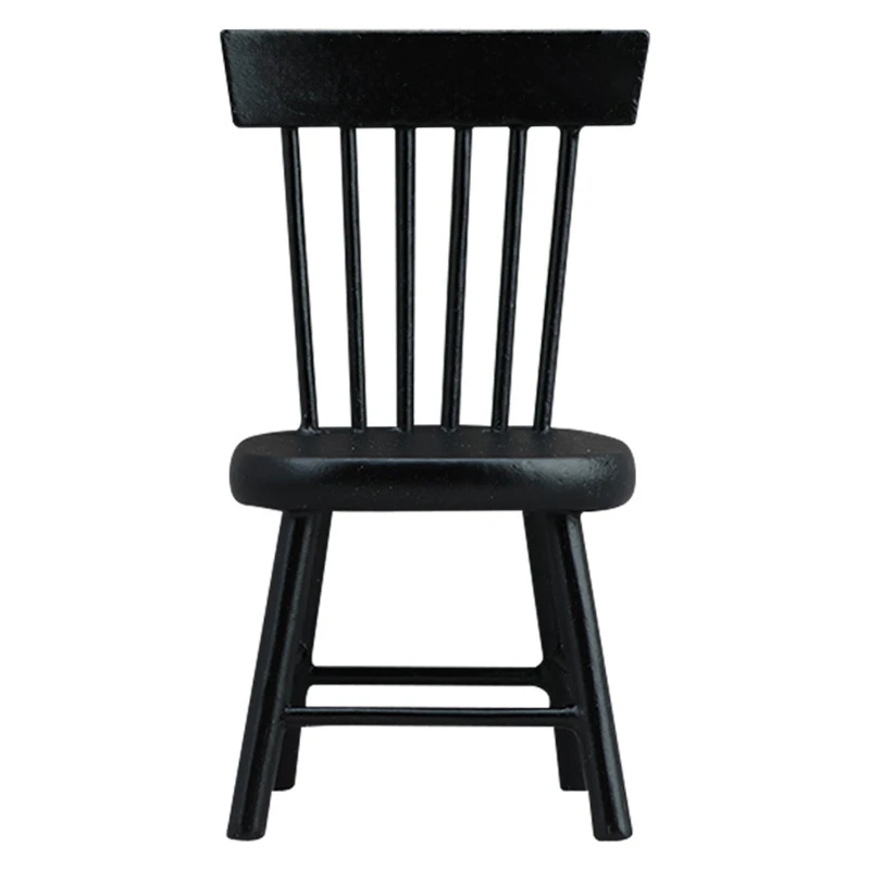 Miniature Dining Chair — Black