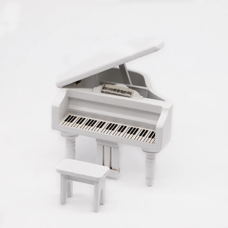 Miniature Grand Piano — custom doll clothing and miniature accessory
