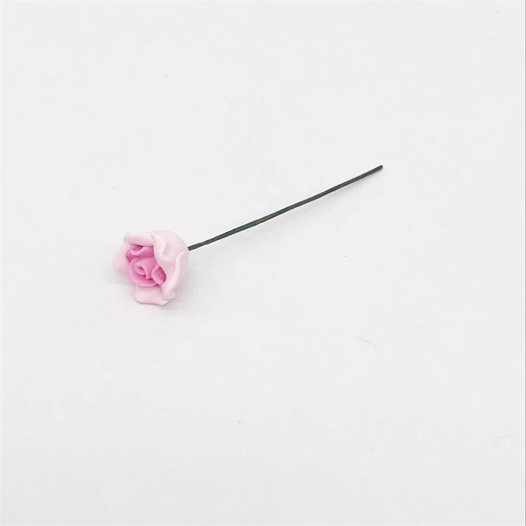 Miniature Rose Stems in Three Colours — Pink