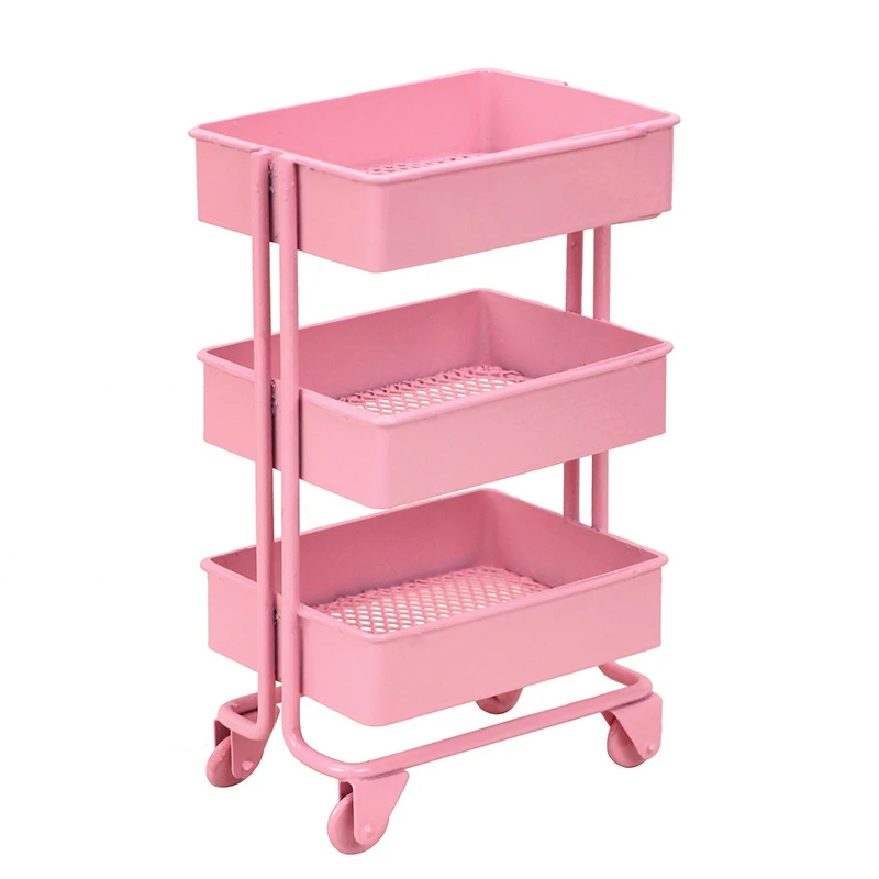 Miniature Storage Trolley — custom doll clothing and miniature accessory