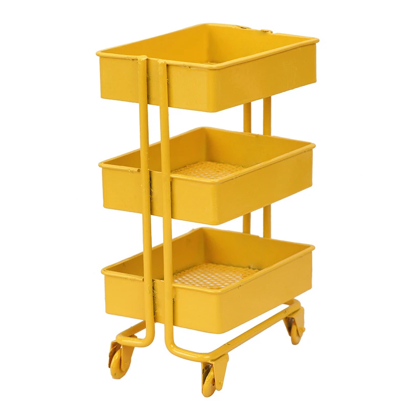Miniature Storage Trolley — Yellow