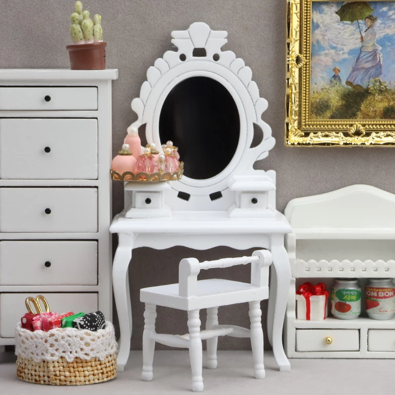 Miniature Vanity Table and Stool — Main product photo